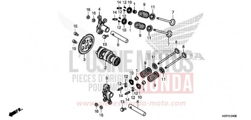 ARBRE A CAMES/SOUPAPE SH125ADN de 2022
